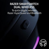 Razer Barracuda X Chroma Wireless Gaming Headset: 2.4GHz - Bluetooth - Lightweight - Chroma RGB - 70 Hr Battery - PC, Mac, PS5, Switch, Smartphone -
