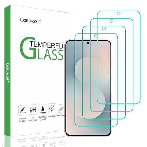 (4 Pack) Compatible for  Galaxy S25 FE 5G / Galaxy S25 FE [FE ] Screen Protector Tempered Glass,Touch Sensitive, 9H Hardness (For Galaxy S25