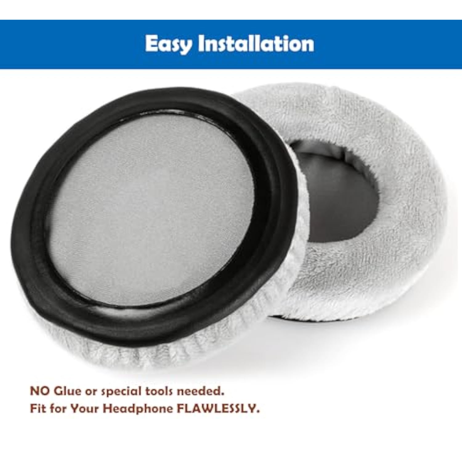 Soft Replacement Earpads Cushion Compatible With Sony Mdr-Zx660 Mdr Zx600 Headphones Ear Pads With Comfortable Fabric And Memory Foam