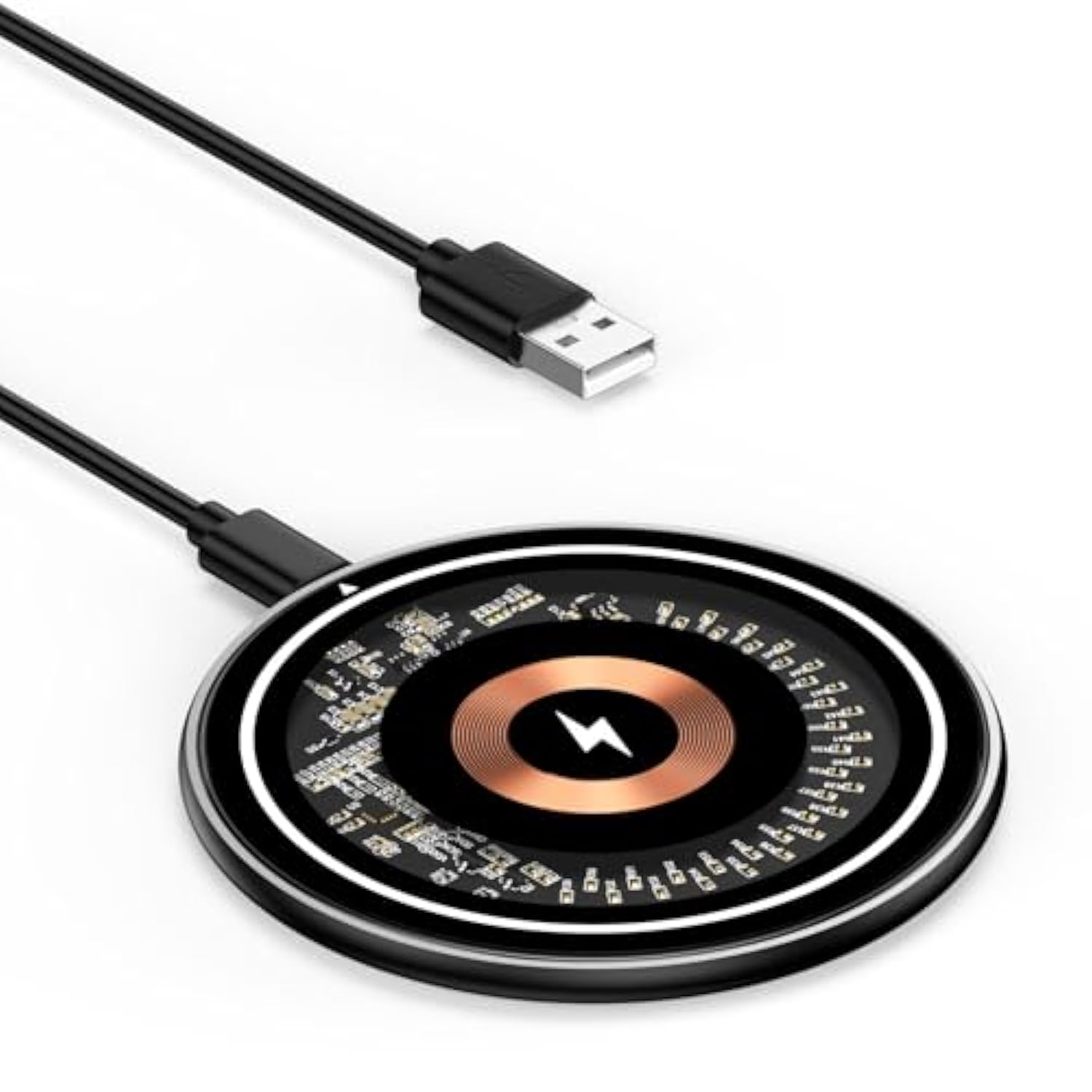 Wireless Charger Samsung Fast Charging Pad 15W Wireless Phone Charger Android Charging Station Mat For Samsung Galaxy S25 Ultra/S25 Plus/S25/S24/S23/S22/S21,Iphone 16 Pro Max 16E 16Plus 15 14 13 12