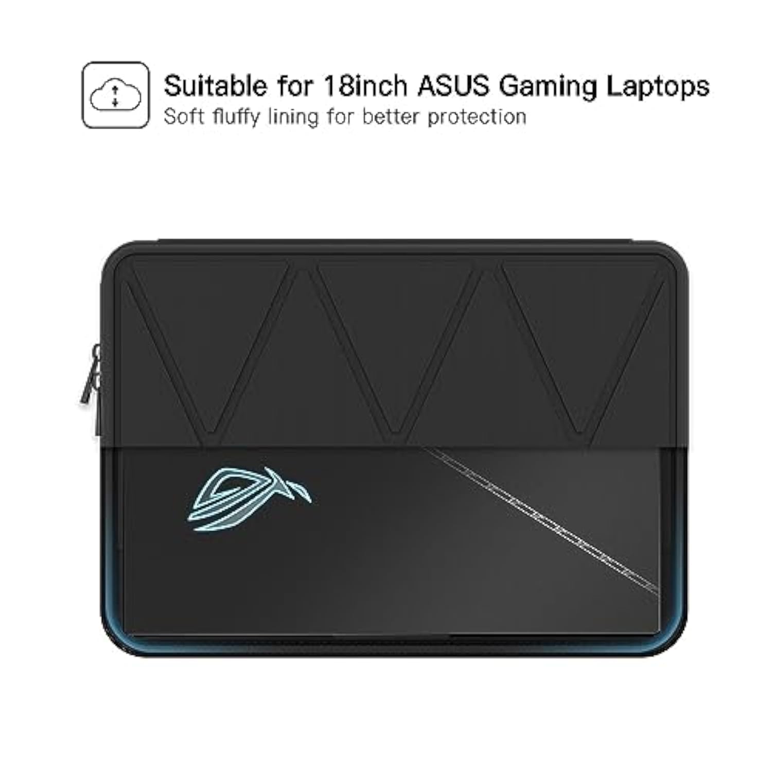Smatree 18 inch ASUS Gaming Laptop Hard Sleeve for ASUS ROG Strix Scar 18 2025 G835/2024/2023 G834, for ASUS ROG Strix G18 2025/2024/2023 G814, Protective Carrying Case for ASUS ROG Strix 18