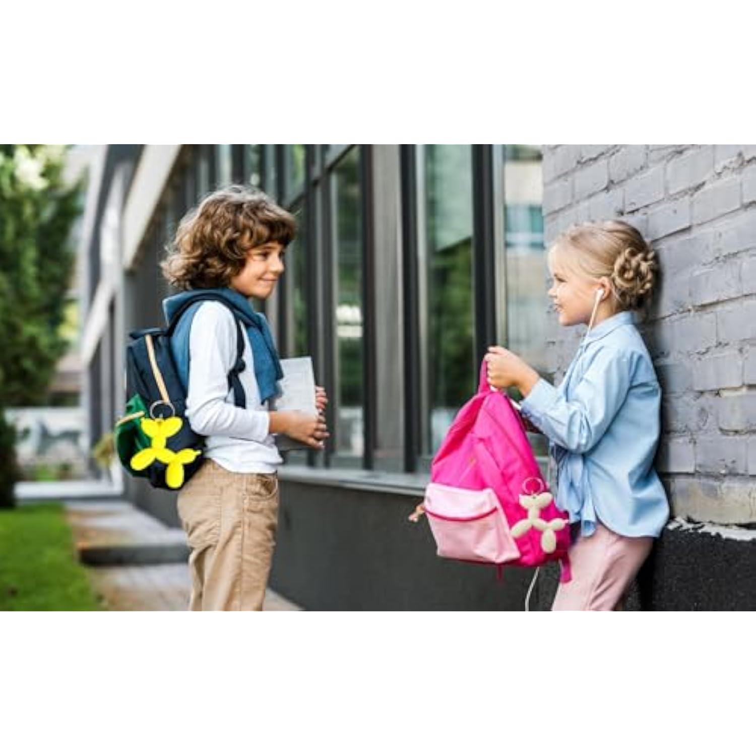 20 Packs Mini Balloon Dog Puppy Keychain Party Favors Birthday Gifts Backpack Decorations