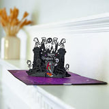 Valentines Day Card For Her, Him - 3D Disney Pop-Up Card - Tim Burton'S The Nightmare Before Christmas - Simply Meant To Be - 5" X 7" - Blank Note Card & Envelope Included