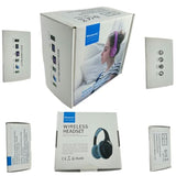 Passive Noise Cancelling Headphones, Bluetooth Headphones Over Ear, Wireless H
