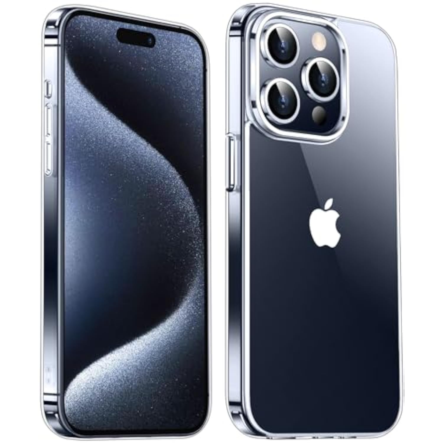 Designed For Iphone 15 Pro Max Case Clear, [Crystal Clear][Non-Yellowing][-Grade Drop Protection] Slim Shockproof Protective Cover Phone Case For Iphone 15 Pro Max 6.7 "