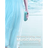 Bluetooth Speaker,Wireless Portable Speakers With Tws, 16H Playtime,Loud Clear Sound For Home,Travel And Outdoor,Handfree Calls Compatible With For Iphone (Powder Blue)