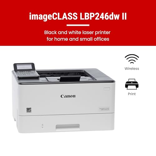 Imageclass Lbp246Dw Ii - Monochrome Duplex, Wireless Laser Printer, Single Function, With 1 Year Limited , 42 Ppm