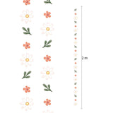 5Pcs Daisy Paper Banner Garlands For Boho Groovy Hippie Party Decorations, Spring Flower Wall Hanging Banner Daisy Paper Cutouts For Girl Birthday Supplies