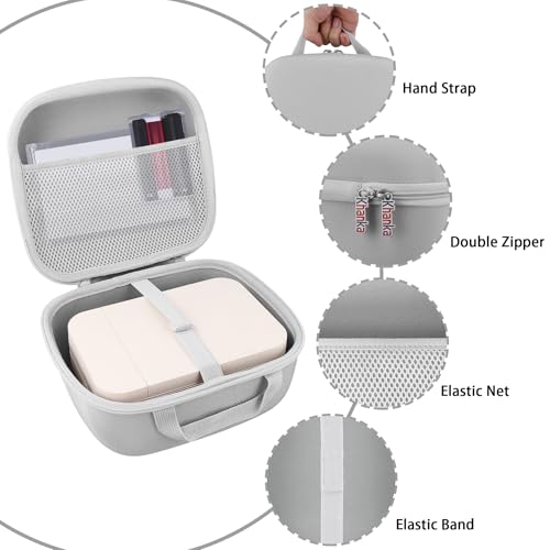 Hard Case Replacement For Hprt Photo Printer 4X6 Instant Photo Printer,Case Only(White)