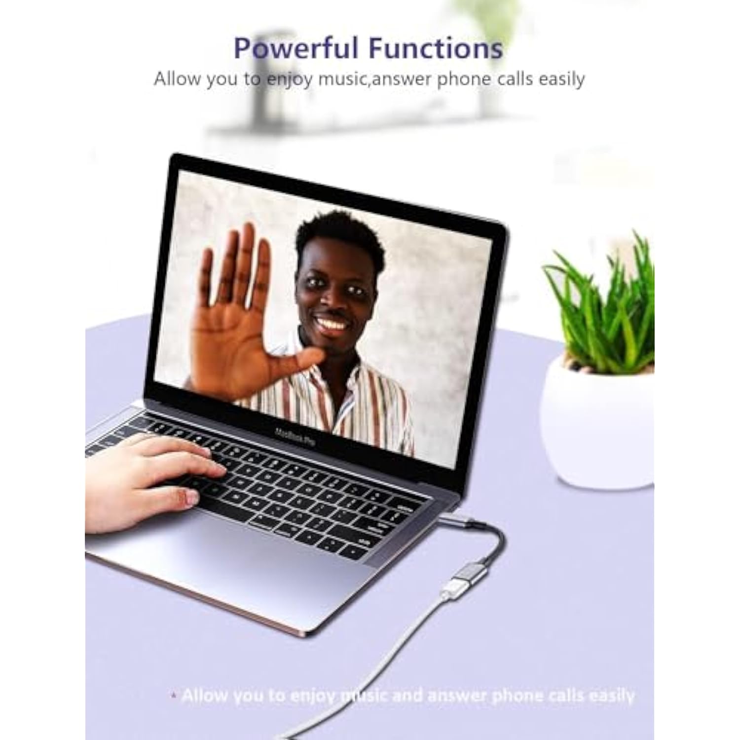 Usb C To Lightning Audio Adapter Cable Usb Type C Male To Lightning Hifi Audio Female Headphones Converter Fit With Iphone 16 15, Ipad Pro/Air, Macbook, Galaxy S23 S22, Pixel 7 6 (Not For Charge&Data)