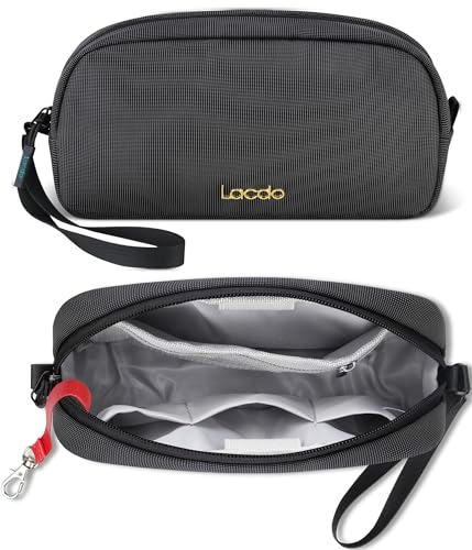 Electronics Organizer Travel Case, Travel Bag Water Resistant Cable Organizer, Tech Accessories Pouch Carry Storage Bag For Charger, Cord, Hard Drive, Phone, Power Bank, Travel Essentials, Black
