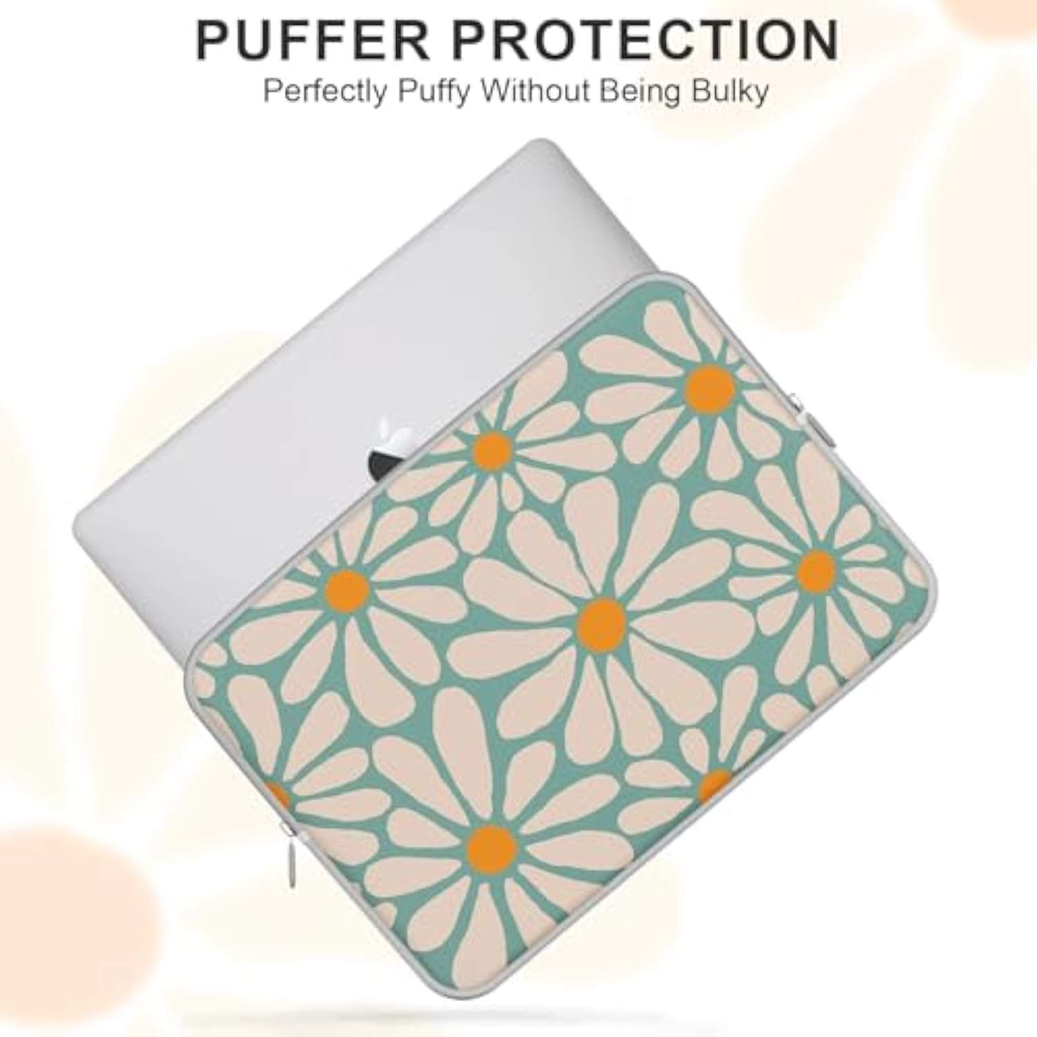 Laptop Sleeve Case For Macbook Pro 13 Inch & Macbook Air 13 Inch Slim Protective Computer Case, Water-Resistant Laptop Sleeve Compatible With Chromebook, Dell, Hp Notebook For Laptops - Floral