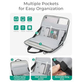 BAGSMART 15.6-16 inch Laptop Computer Case with Strap,Shockproof Waterproof Laptop Bag with Sturdy Handle,Carrying Laptop Sleeve for 15" Dell,HP,MacBook Pros?Black