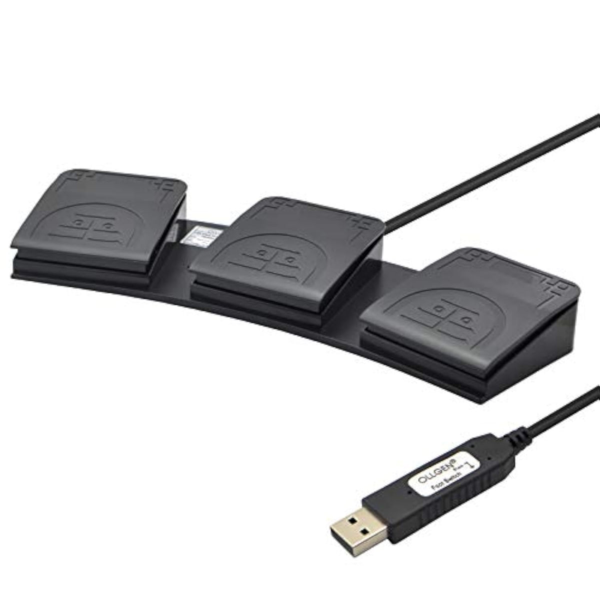 Triple Usb Foot Pedal Mechanical Switch Control 3 Three Key Program Computer K