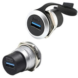 2Pack Usb 3.0 Panel Mount Coupler, Usb Pass Through Connector, Female To Femal