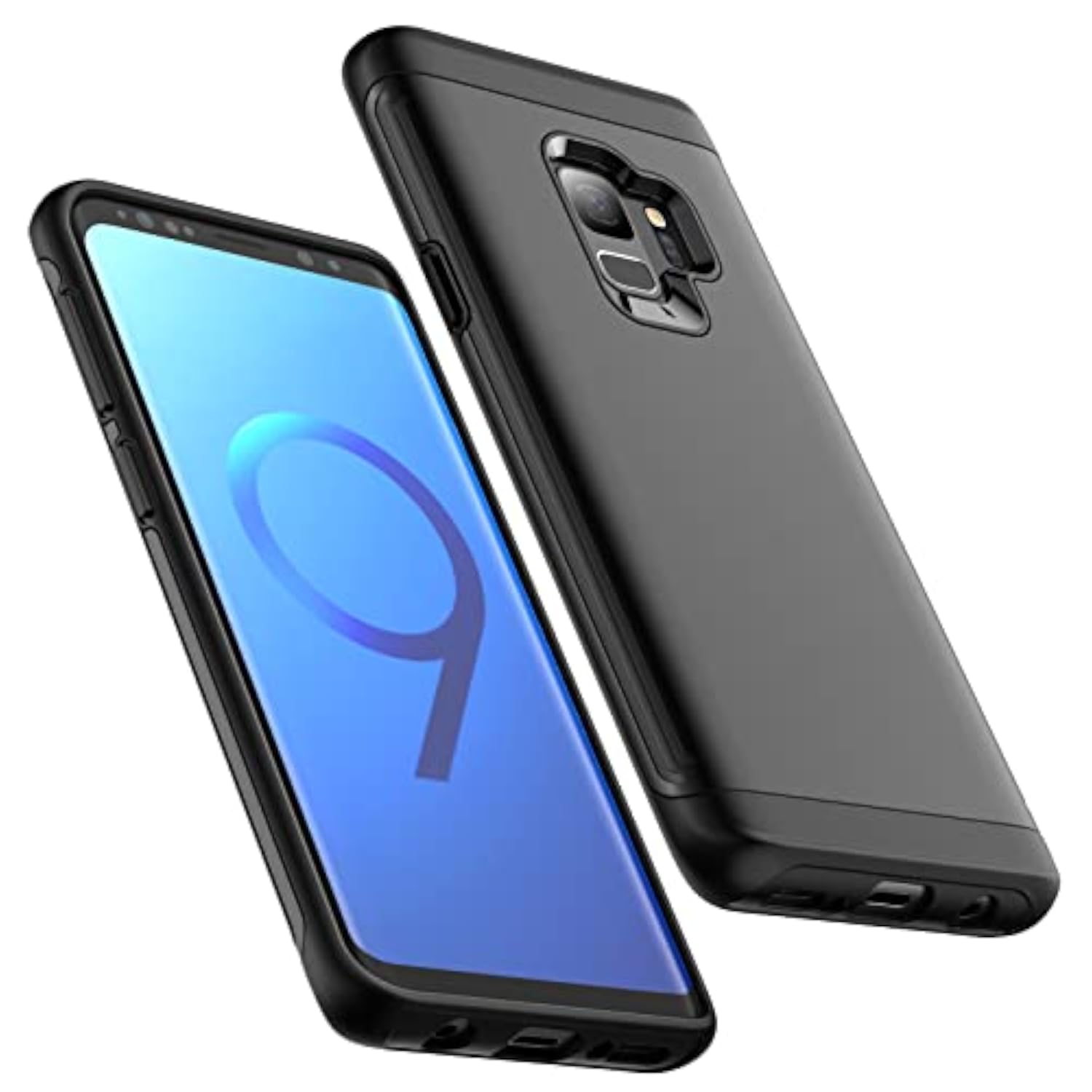 Heavy Duty Samsung Galaxy S9 Case by JETech, Black