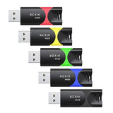 Flash Drive 64Gb Thumb Drive 5 Pack 64 Gb Usb Flash Drive Usb 2.0 Memory Stick 64G Thumb Drives Jump Drive Data Storage (64Gb, 5 Mixed Colors)