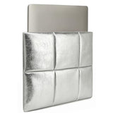 KAYOND 13.3-14 Inch Puffy Laptop Sleeve for MacBook Pro 14 M4/M3/M2/M1 Pro/Max 2025-2021, MacBook Air M4 2025 M3 M2 M1,Sliver