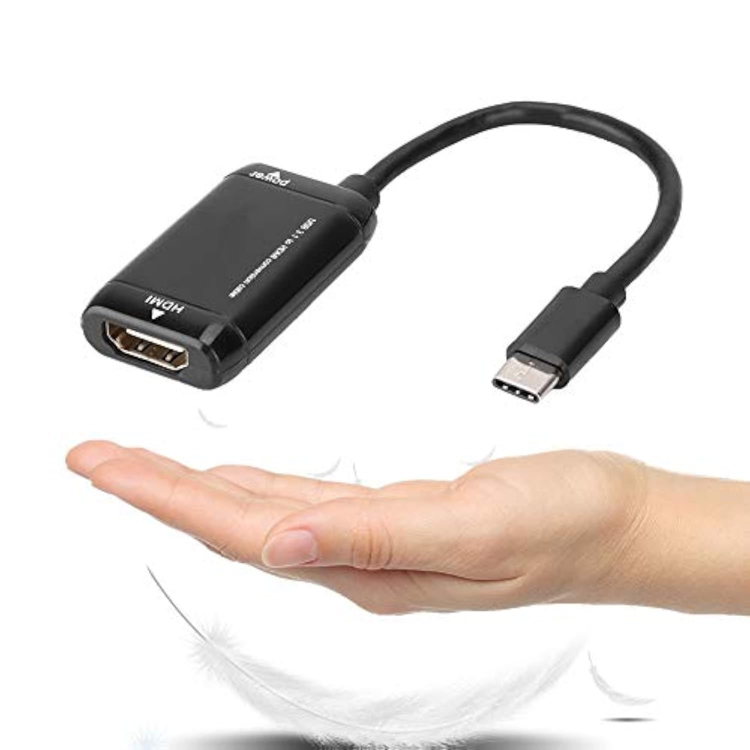 Usb C To Hdmi Adapter, Usb Type-C To Hdmi Adapter 12 Cm Usb 3.1 Cable 1080P Fo