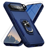 Google Pixel 9 Pro XL Case, 15FT Military Drop Protection, Kickstand & Screen Protector (Green)