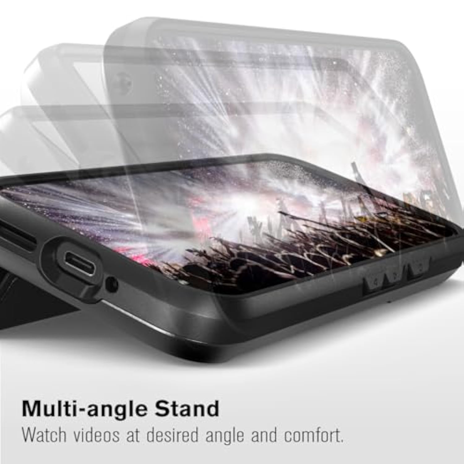 Google Pixel 9 Pro XL (2024) Wallet Case, Military-Grade Protection, Kickstand - Black