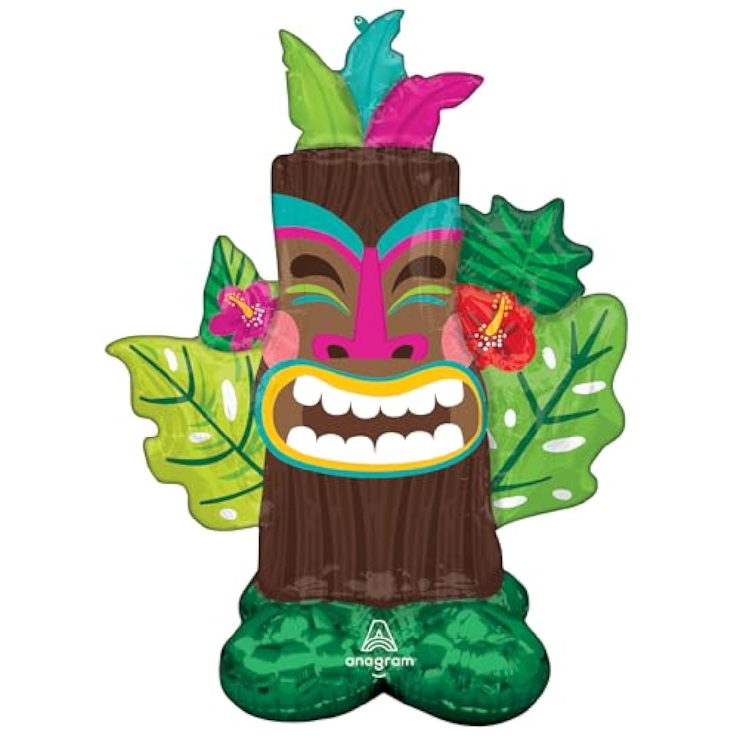 Tiki 53'' Airloonz Balloon Luau Hawaiian Tropical Birthday Party Decorations Supplies