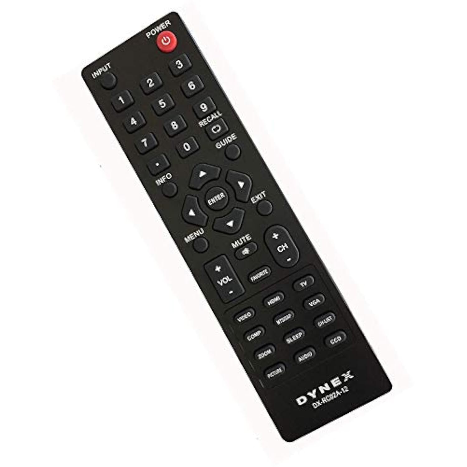DYNEX DX-RC01A-12 DX-RC02A-12 LCD LED TV Remote for DX-32L100A13 DX-26L100A13 and Other DYNEX TV