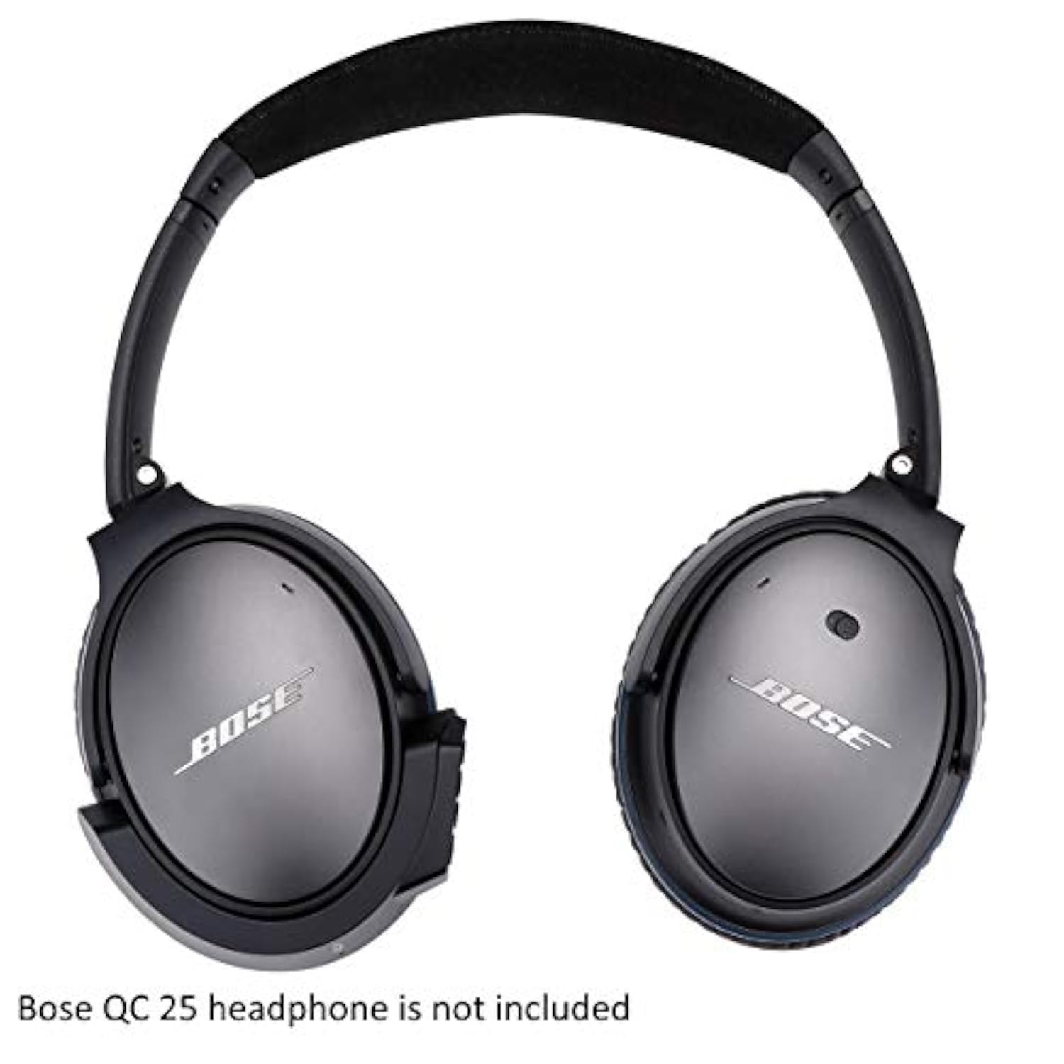 Upgraded Aptx Wireless Bluetooth Adapter For Bose Quietcomfort Qc 25 Headphones With Mic/Volume Control, Black