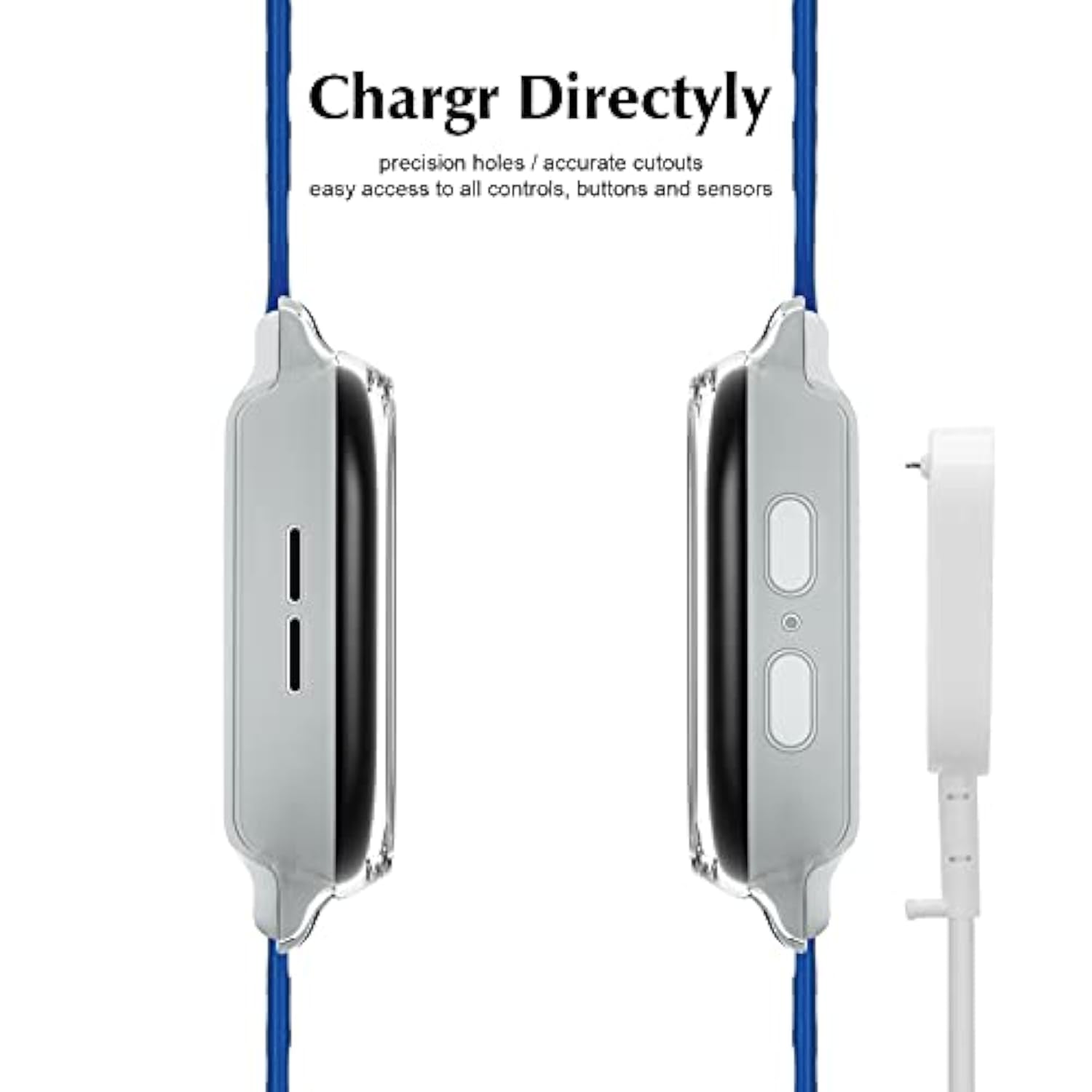 Tempered Glass Screen Protector Only Compatible For Gizmo Watch 2, Blue