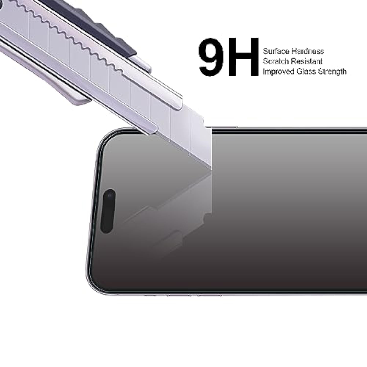 (2 Pack) Anti Glare (Matte) Screen Protector Designed For Iphone 15 Pro Max (6.7 Inch) [Tempered Glass] Anti Fingerprint, Anti Scratch, Bubble Free