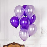 Purple Balloons, 60 Packs 12 Inch Metallic Chrome Purple Pearl Macaron Light Lavender Different Shades Balloons For Girl Birthday, Wedding, Anniversary, Baby Shower, Princess Decoration