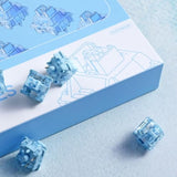 V3 Cream Blue Pro Keyboard Switch With Dustproof Stem For Mechanical Gaming Ke