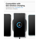 Spigen Rugged Armor MagFit Designed for Galaxy S25 Ultra Case [Fast Wireless Charging/Magnet for Galaxy] (2025) - Matte Black