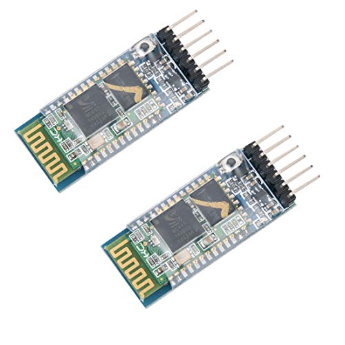 2Pcs Hc-05 Wireless Bluetooth Rf Transceiver Master Slave Integrated Bluetooth Module 6 Pin Wireless Serial Port Communication Bt Module For Arduino