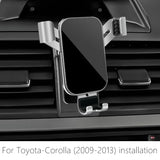 Car Phone Holder for Toyota Corolla 2009 2010 2011 2012 2013 Auto Interior Accessories Best Cell Phones Mount Cellphone Mobile Cradle Charging