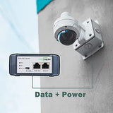 95W Poe Injector, Ieee802.3Bt High Power, Upoe, Poh, Gigabit Network, Plug And Play, Wall Mount Design, Built-In Psu
