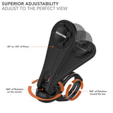 Motorcycle Handlebar Phone Mount, Version 2, Now mounts to Any Handlebar from 7/8" - 1.5" (22.mm - 38.1mm), Secure Phone via Twist Lock and Built-in
