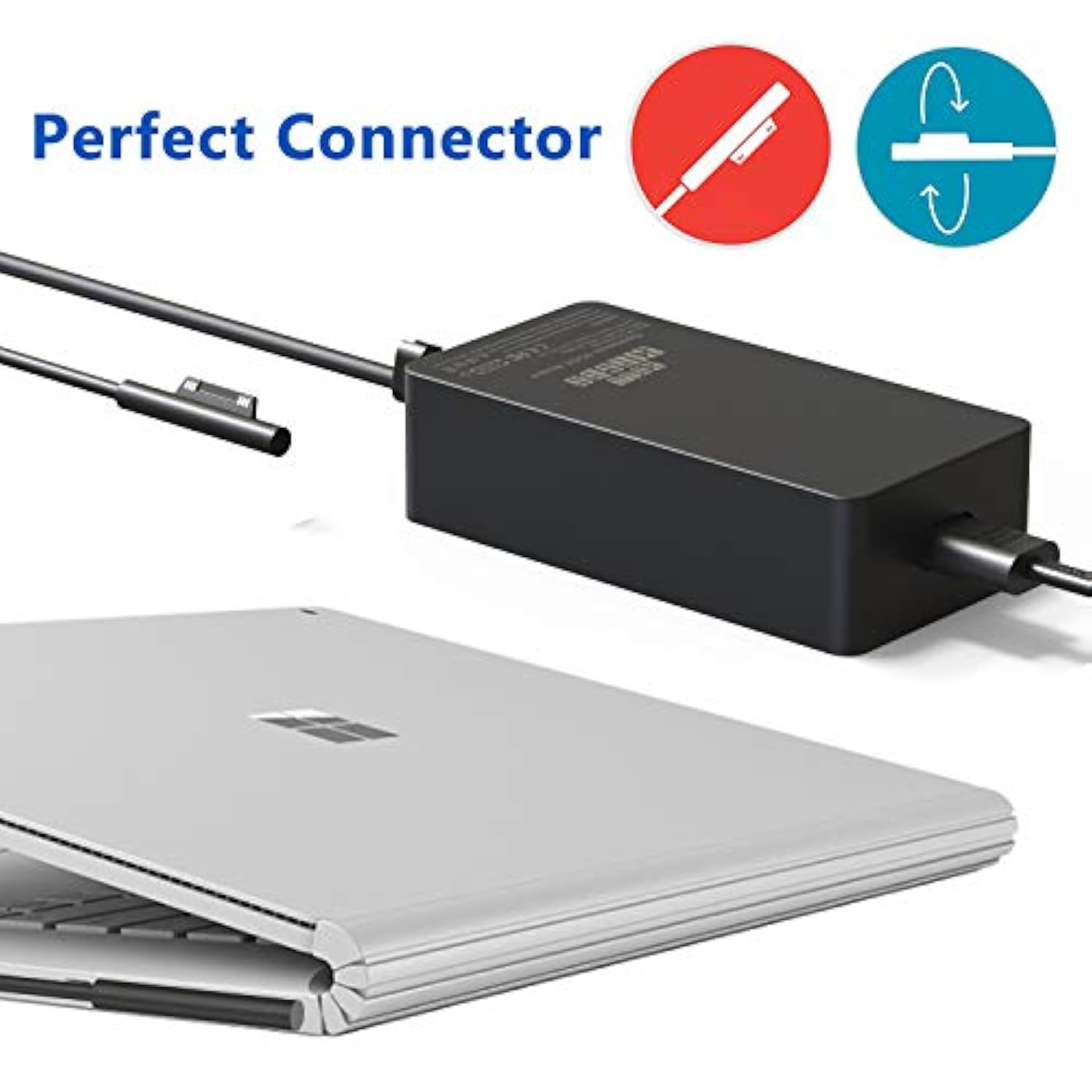 Surface Book 3 Charger, 127W 15V 8A Power Adapter Compatible With Surface Book