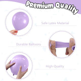 Pink And Purple Balloons,12 Inch Metallic Pink Light Purple White And Gold Baloons With Confetti Balloon For Girls Birthday Baby Shower Wedding Bridal Shower Party Decorations