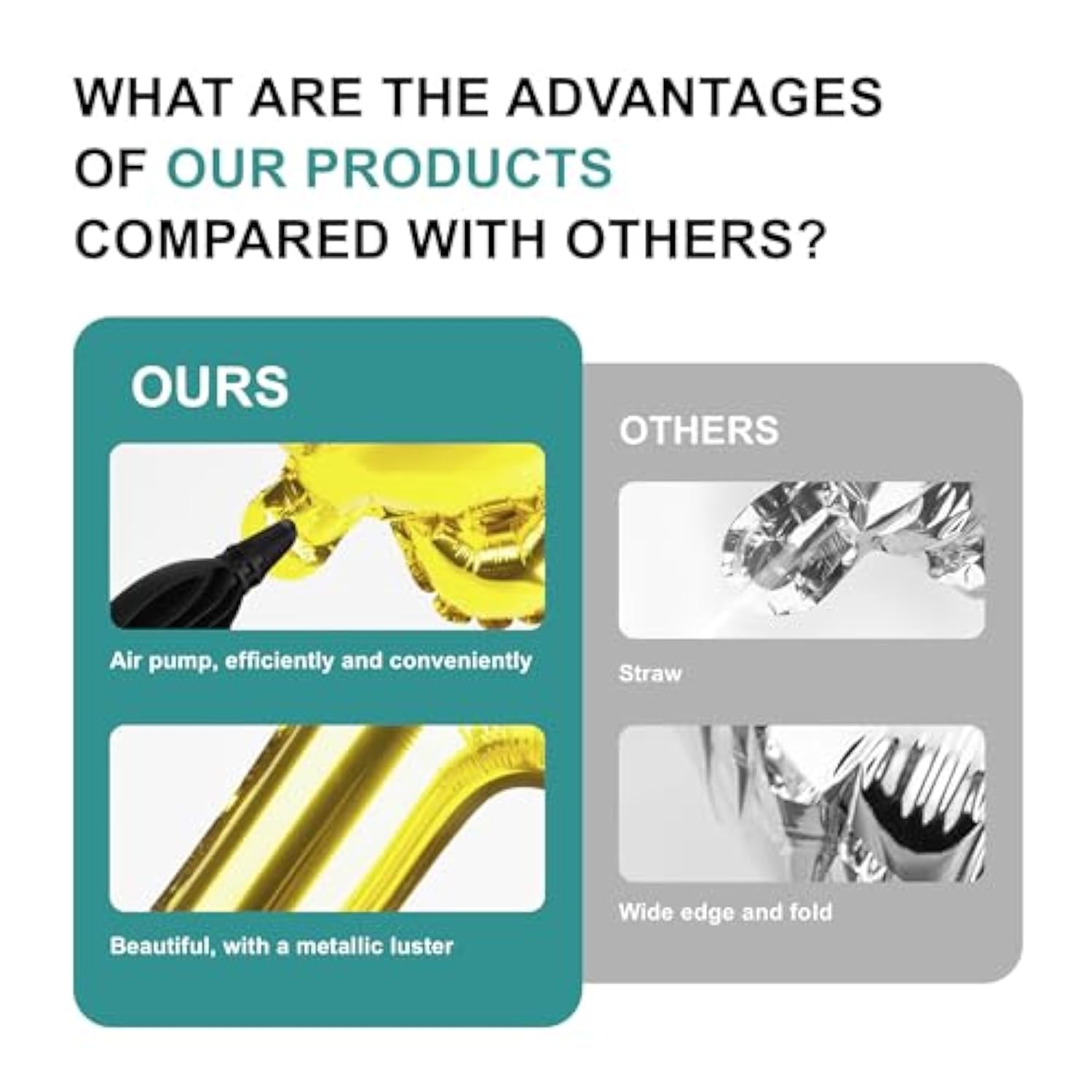 58 Pc Gold Letter Balloons: Mylar A-Z & Vowels for Custom Party Banners