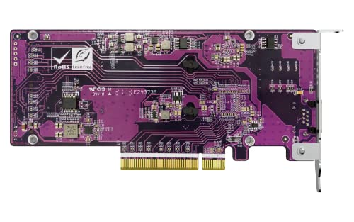 Qm2-2P10G1Tb 2 X Pcie Gen3 Nvme Ssd & 1 X 10Gbe (10G/5G/2.5G/1G/100M) Port Expansion Card To Enhance Performance