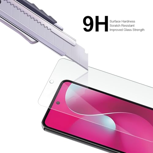 (2 Pack) Designed for T-Mobile (Revvl 8 Pro) Tempered Glass Screen Protector, Anti Scratch, Bubble Free