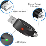 Usb Thread Cable,Smart Usb Charger Cable, Overcharge Protection Adapter With Led Indicator Adapter For Wireless Soldering Iron 2Pieces