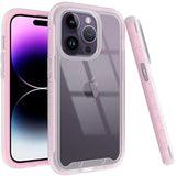 Acrylic 2 In 1 For Iphone 14 Pro Max Case?Anti-Yellowing, Military-Grade Protection, Drop Shockproof Slim Phone Cover For Iphone 14 Pro Max 6.7", Pink