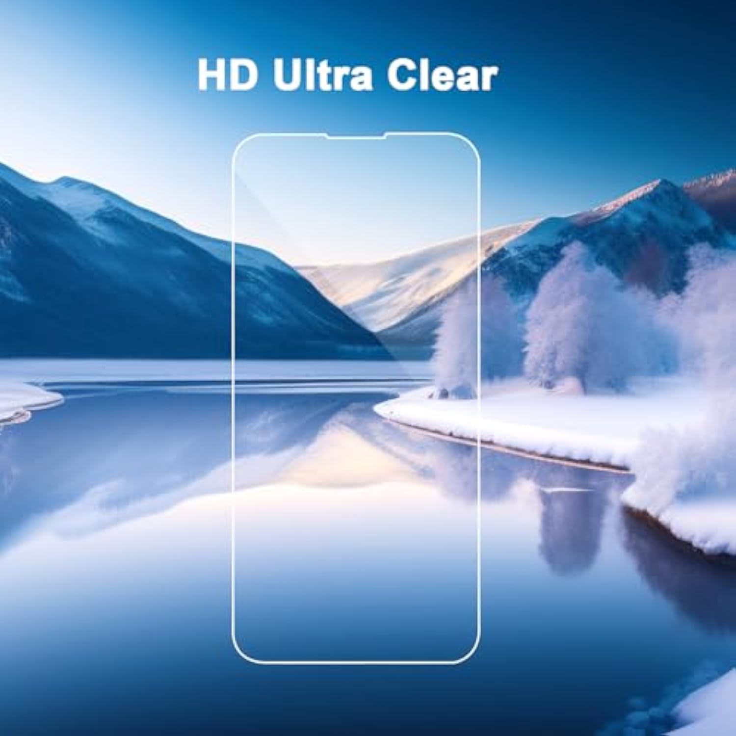 3-Pack iPhone 13 Screen and Camera Tempered Glass Protector 6.1 Inch HD Clear