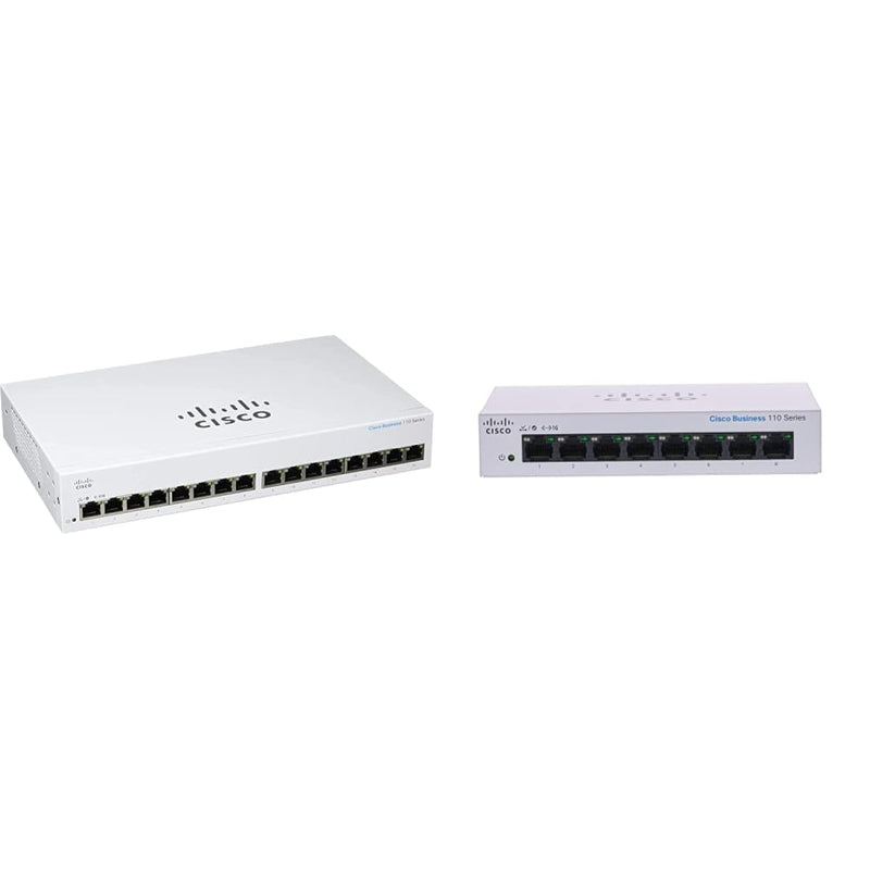 Cisco Business Cbs110-16T-D Unmanaged Switch | 16 Port Ge | Limited Lifetime P