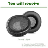 Rp-Dh1200 Dj Earpads Replacement Ear Cushions Compatible With Panasonic Technics Rp-Dh1200 Dj,Rp-Dh1250-S Dj,Rp-Dh1210 Headphone Earcups Parts-90Mm