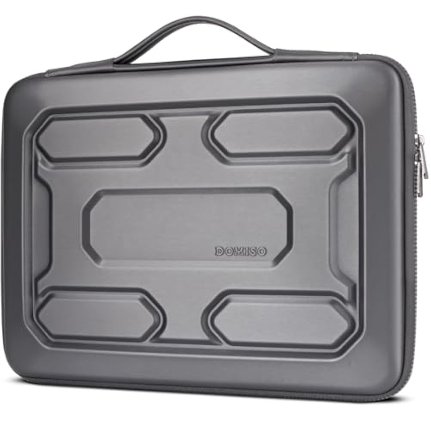 13.3 Inch Laptop Sleeve With Handle Shockproof Computer Bag Waterproof Eva Protective Carrying Case For 13-13.3 Inch Notebooks/13 Macbook Air/Macbook Pro Retina/Dell Xps 13/Hp, Dark Grey
