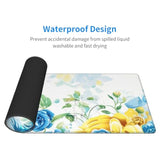 Peacock Mouse Pad For Desk Large Computer Game Desk Mat Mouse Mat Non-Slip Large Keyboard Mouse Pad For Office And Desktop(31.5 X 11.8 Inch), Blue