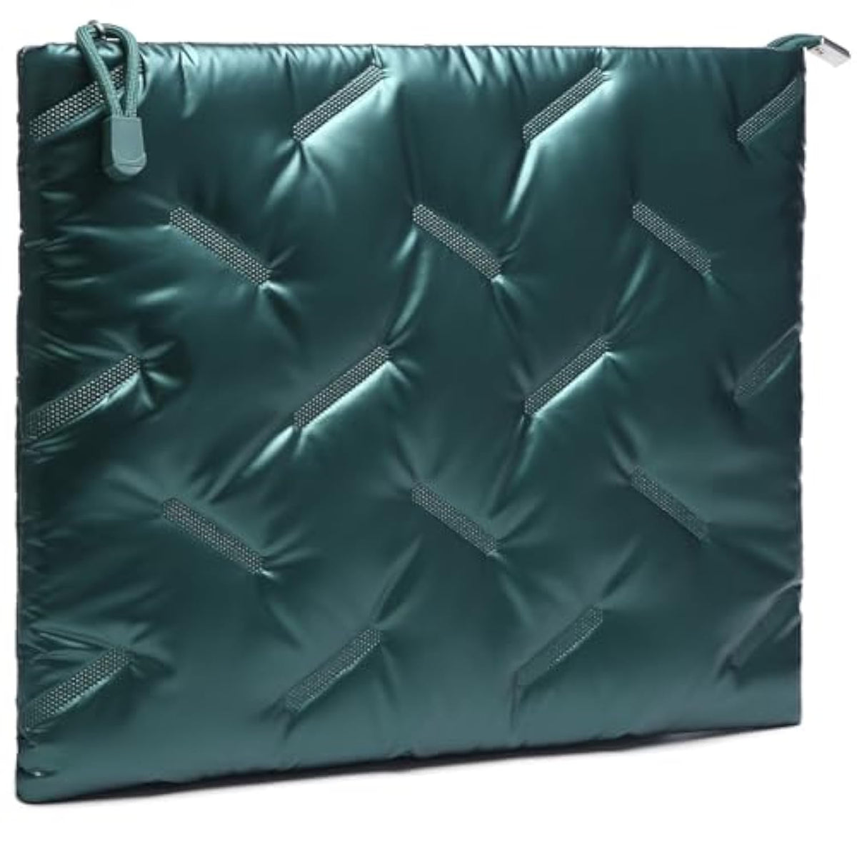 13.3-14 Inch Puffy Laptop Sleeve For Macbook Pro 14 M4/M3/M2/M1 Pro/Max 2025-2021, 14 Inch Chromebook/Zenbook, Hp Pavilion X360 14, 14 Inch Dell Latitude, Dell Xps 14, Satin Green